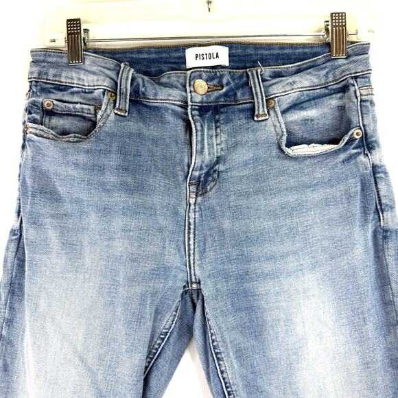 Pistola Arielle Skinny Scissor Cut Hem Jeans Size 28 - Picture 2 of 7